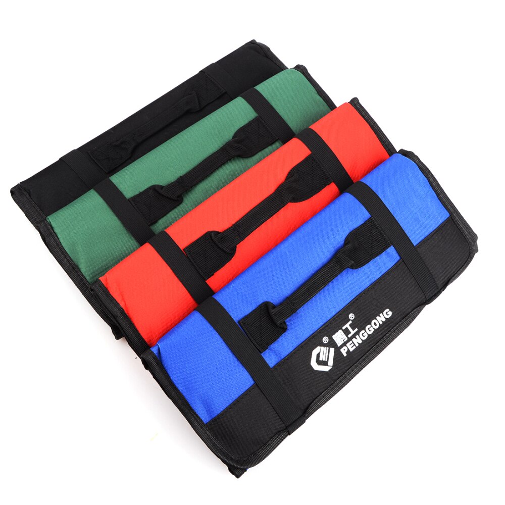 Multifunktion oxford klud foldenøgle taske værktøj rulle opbevarings lomme værktøjspose bærbar taske arrangør holder