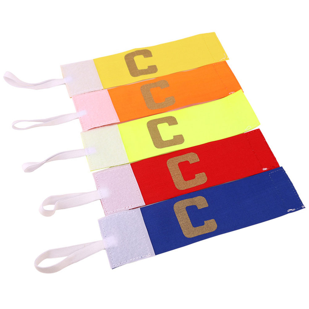 1Pc Kinder Führer Armband Fußball Fußball C Nicht-slip Band Bunte Einstellbare Kapitän Armband Kinder Jungen Fußball Spiel