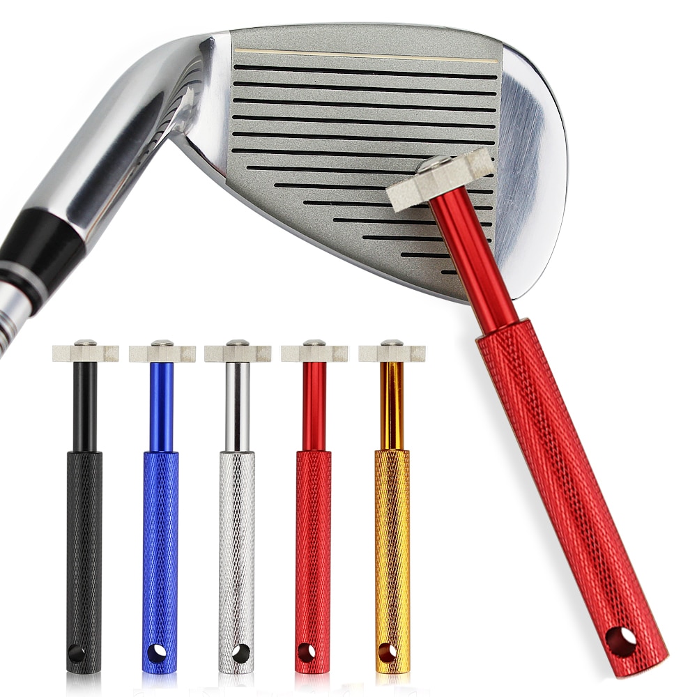 Golf groove værktøj golf iron wedge club groove sharpener cleaner tool vu blade ， 6 cutters golf accessories cleaner practice