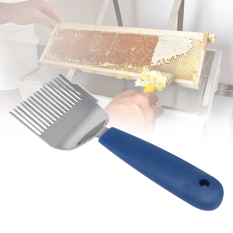 uncapping fork Rubber handle Honey Cutter Scraper Beekeeping Tools beehive Shovel Scratcher knife Equipment Honeycomb tool