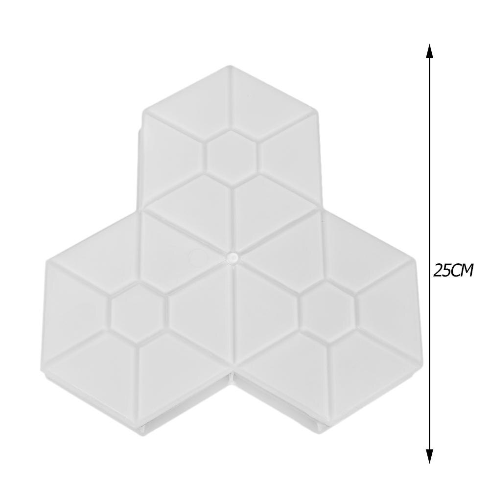 Garden Walk Pavement Mold DIY Manually Paving Cement Brick Stone Road Concrete Molds Path Maker Reusable DIY Manually Paving: A