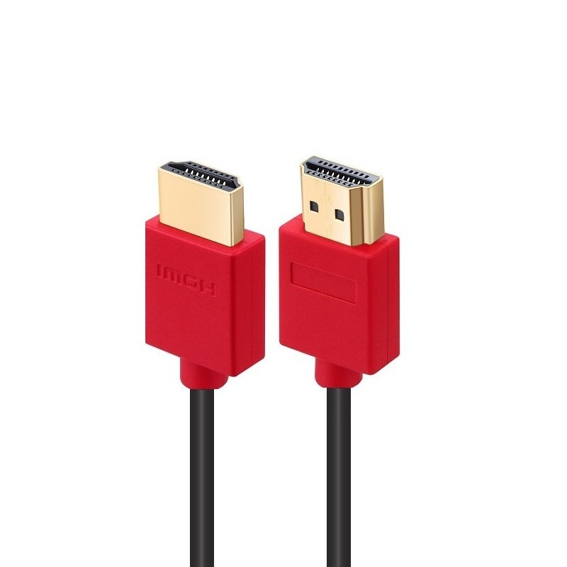 KABEL HDMI 2ft 3ft 1 m 1.5 m 2 m 3 m 5 m 3FT 6FT Hoge Speed 18 Gbps Ethernet HDMI Cable1.4 Versie 1080 P 3D voor HDTV XBOX computer