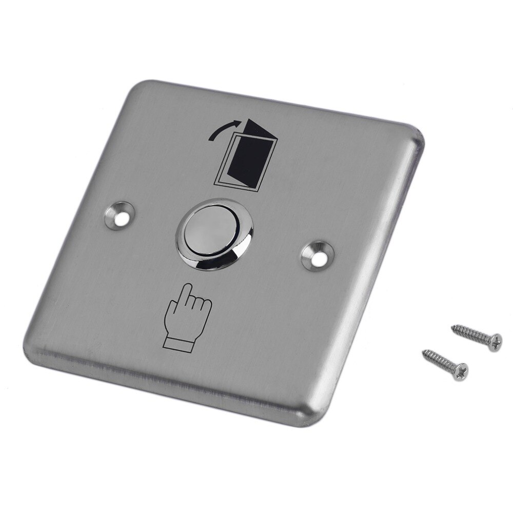 Convenient Stainless Steel Switch Panel Door Exit Push Home Release Button Access Control K14 Gate Opener Access