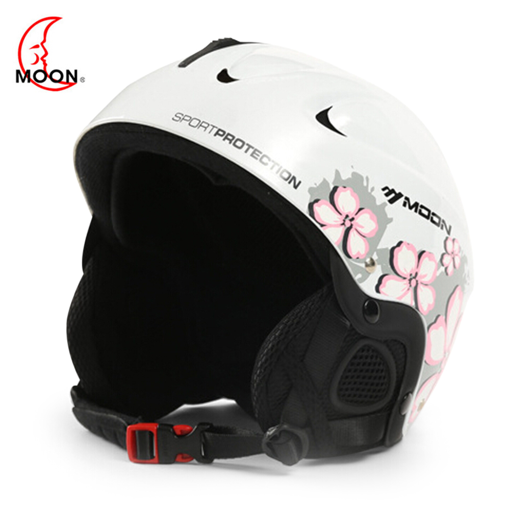 MOON Skiing Helmet Lightweight Breathable Lining Double Veneer With Windshield Button Sports Helmets For Outdoor Skiing Skating