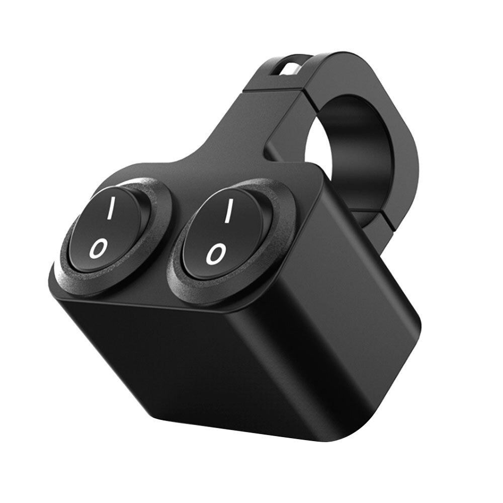 12V 7/8" Handlebar Control Switch Motorcycle Dual Control Headlight Double Flasher Speaker Switch Replacement Accessories