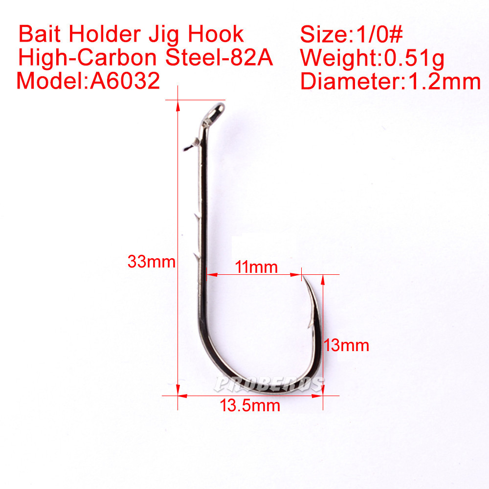 10pcs Barbed high carbon steel single hook Bait HookBarbed Fishing Hooks Sea Worm sofe lures Single Hook Set Fishing: B