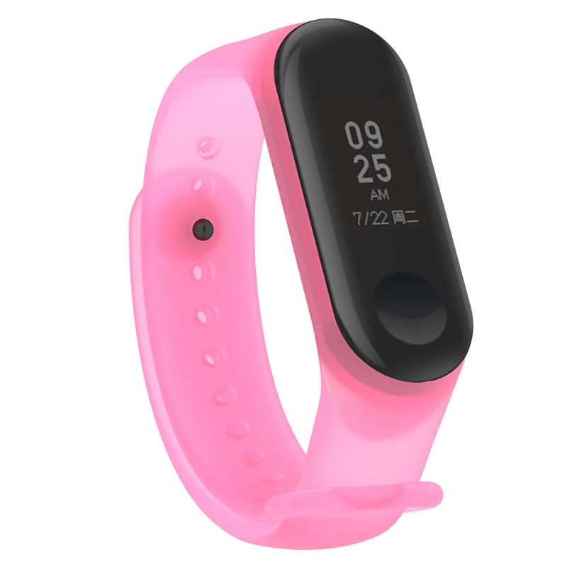 Transparent Wristband For Xiaomi Mi Band 5/6 Strap Silicone Wristband Bracelet Replacement For Xiaomi Band 6/5 NFC MiBand Strap
