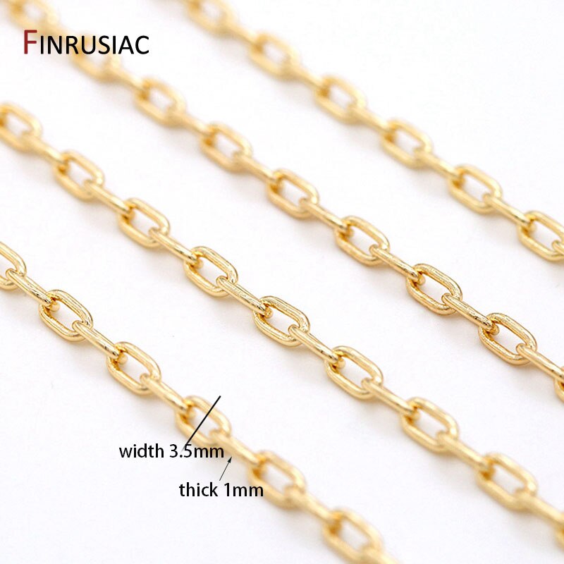 0.5m/1m Multi Types Chain For Jewelry Making Loose Chain Handmade DIY Bracelets Necklace Earrings Material: S / Lemon yellow