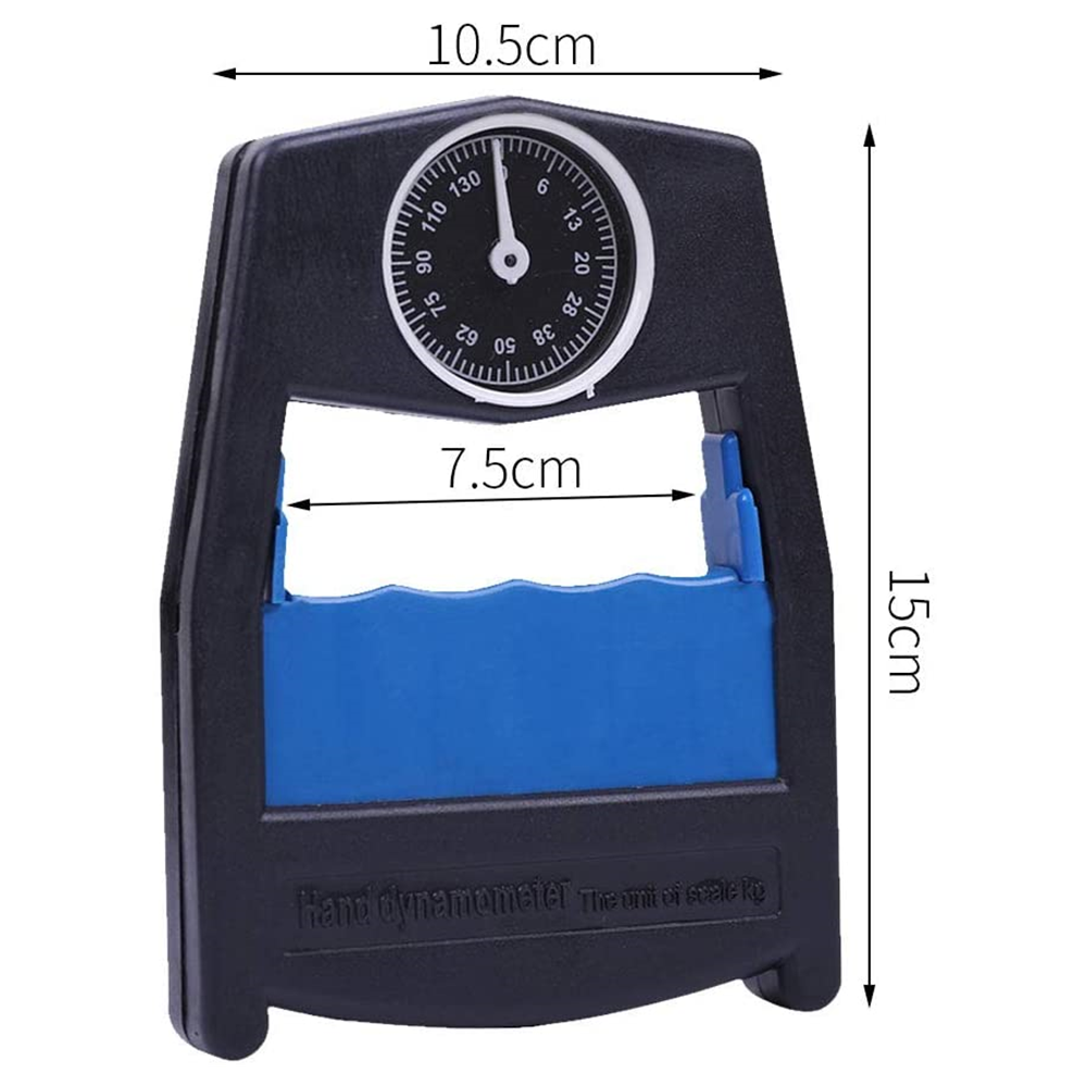 287lbs/130kg Hand Grip Power Measurement Grip Strength Dynamometer Ergonomics Force Gauge for Hand Exercises
