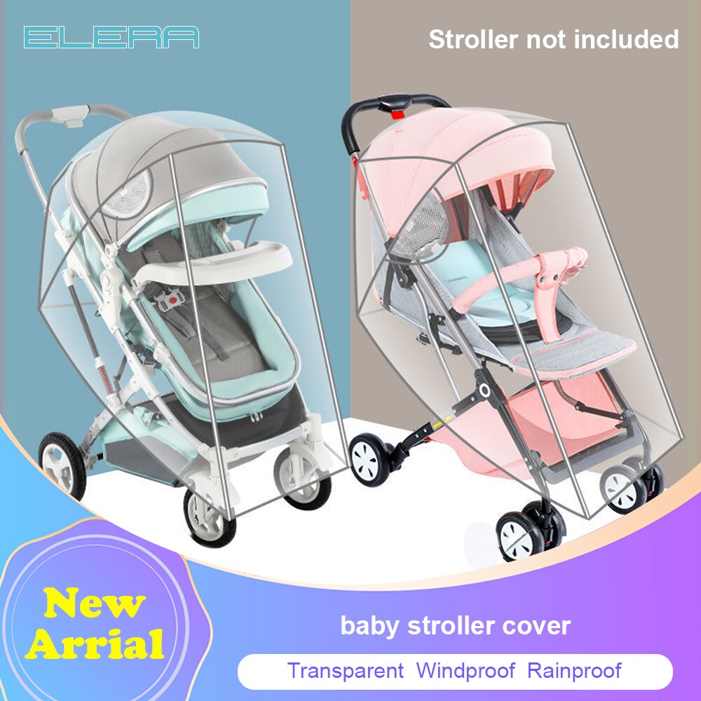 Baby Stroller Stroller Accessories Windshield Universal Strollers Rain Cover Pushchairs Raincoat Stroller Windscreen