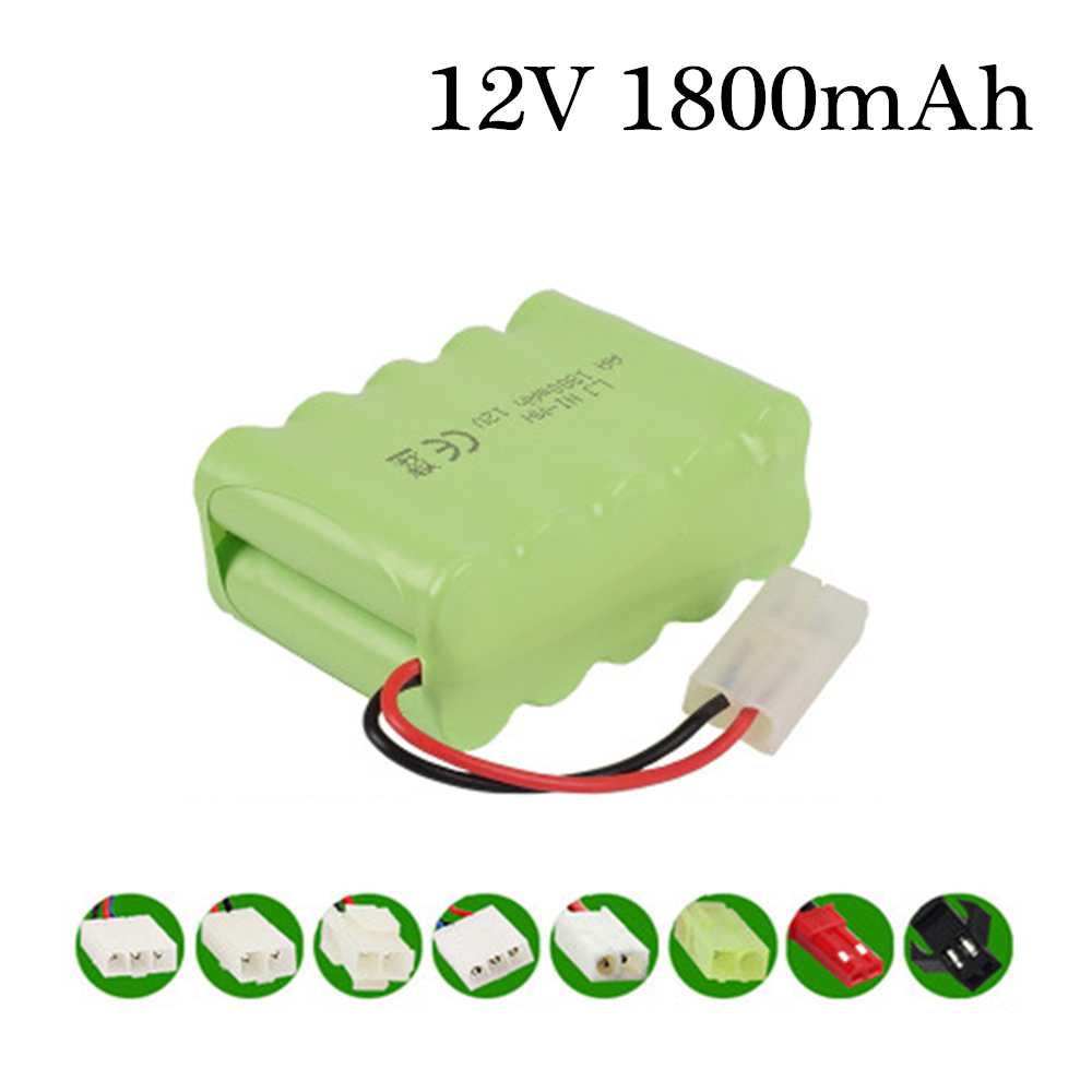 12v 1800mah NiMH Batterie Für Rc spielzeug Auto Tanks Züge Robot Boot Gun Ni-Mh AA 1000mah 12v Akku 1Pcs