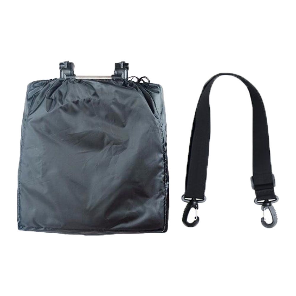 Pieghevole nero leggero anti-polvere passeggino da viaggio spedizione copertura passeggino custodia per carrozzina organizer borsa da viaggio per passeggino: Default Title