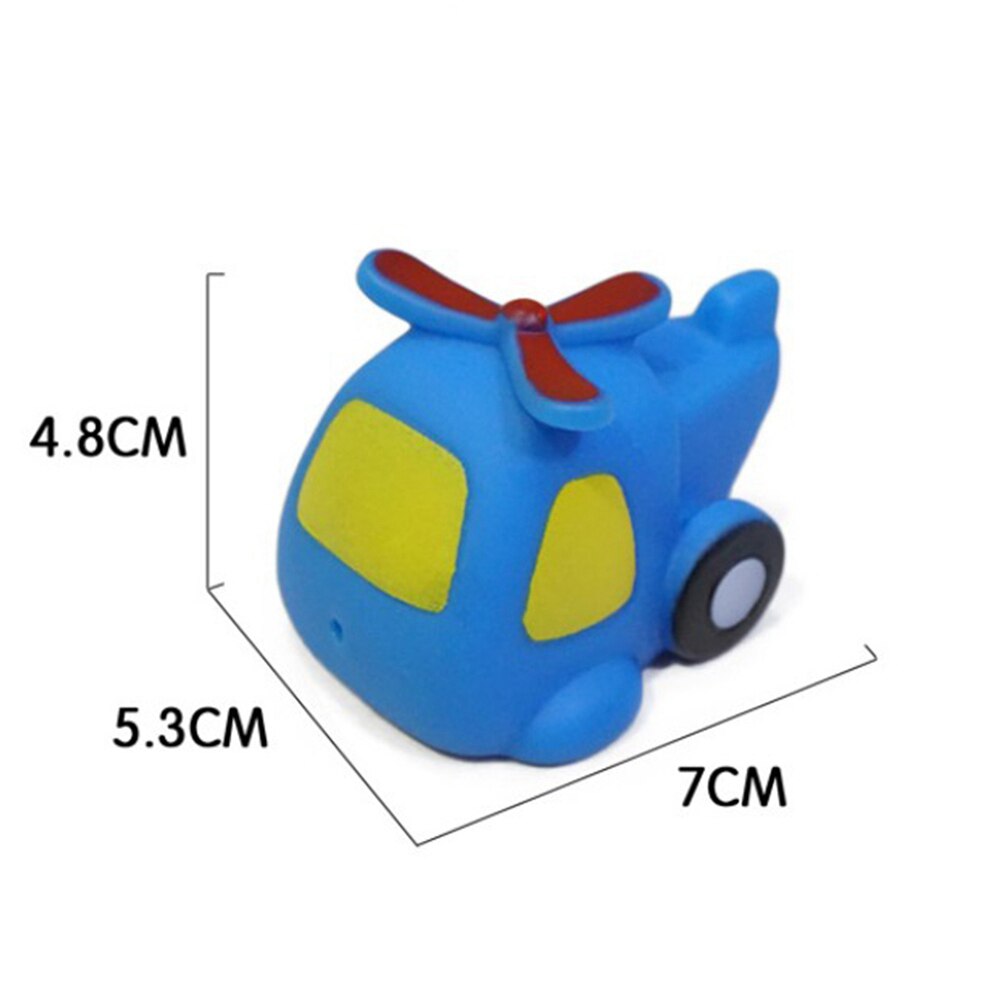 7 pcs bath toy animals water squirting squeaker fun cartoon family bathtub toy for babies toddlers children