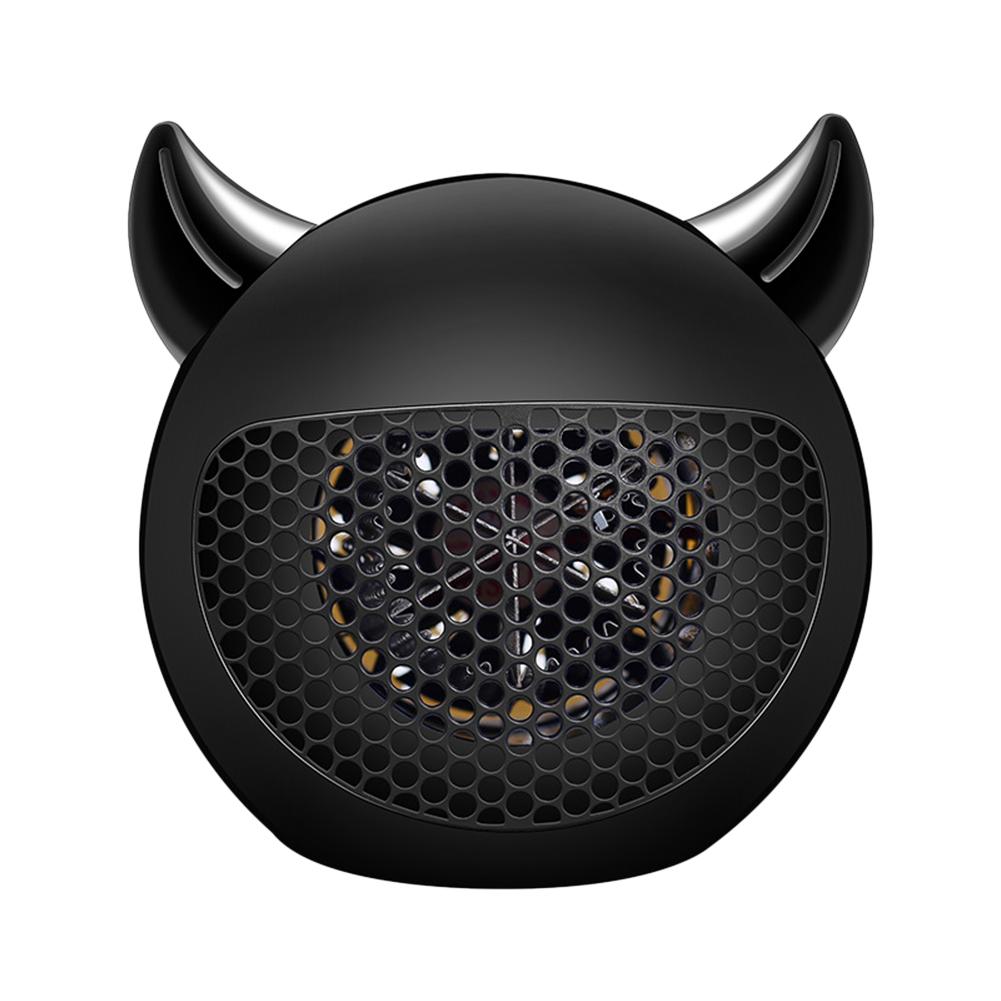 Przenośne elektryczne ogrzewacz pomieszczeń wentylator pokój grzejnik ambona mini ogrzewanie nagrzewnica powietrza dla domu przestrzeń ocieplacz na zimę wentylator: czarny