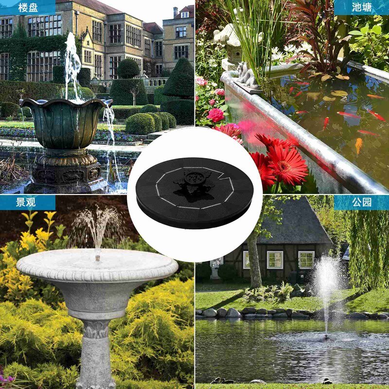 Solar- Brunnen Angetrieben Schwimm Vogel Schlecht Brunnen Ich bin Freien Teich Garten Terrasse Werkzeug
