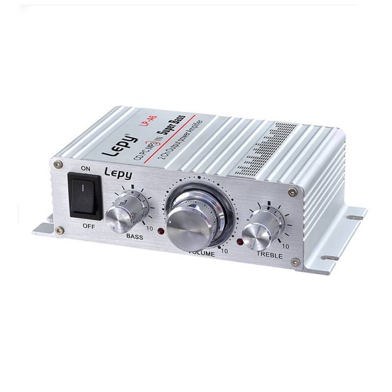Lepy Auto Moto MP3 MP4 Hi-Fi o Stereo Mini Amplifier 12V 2A