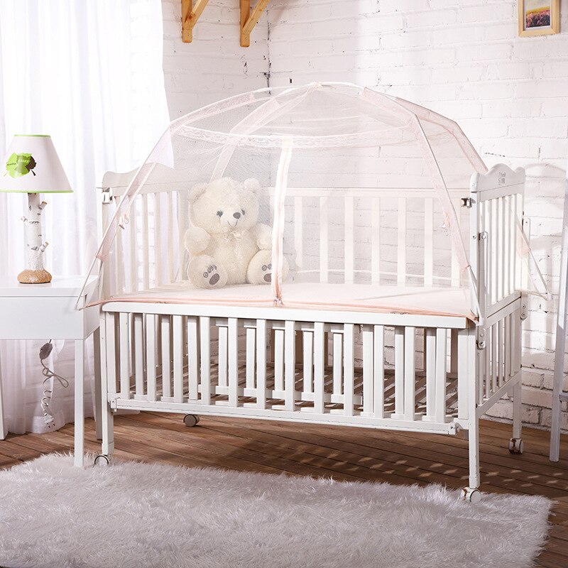 Moskitonetz Für Baby Krippen Babybett Faltbare Schlaf Baby Bettwäsche Mädchen freundlicher Zimmer Zubehör Dekoration Vorhang Art Bett Zelt Junge