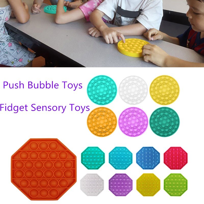 Anti-stress-Push-Blase Popit Spielzeug Lustige Spiel Autismus Spezielle Bedürfnisse Zappeln Sensorischen Spielzeug für Kinder Erwachsene Push Pop Squeeze Spielzeug
