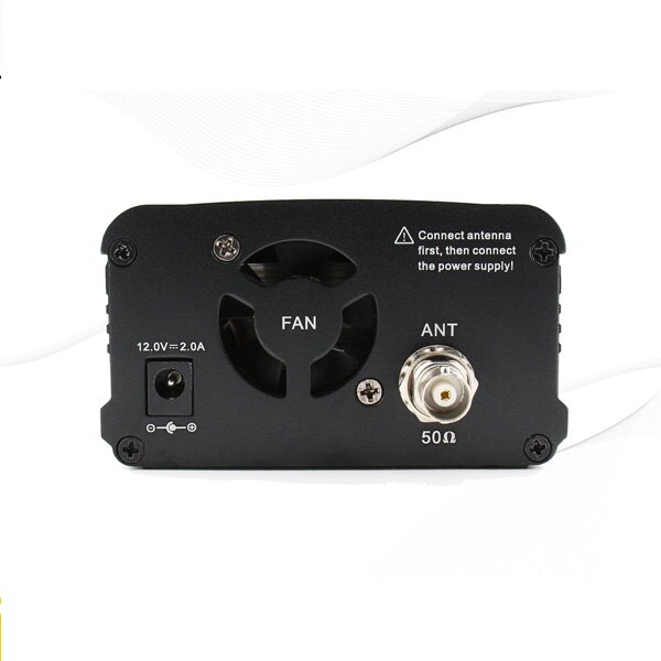 Estación de Radio FM, Transmisor estéreo PLL, 7W, 76-108MHZ, LCD, FCC, estéreo, PLL