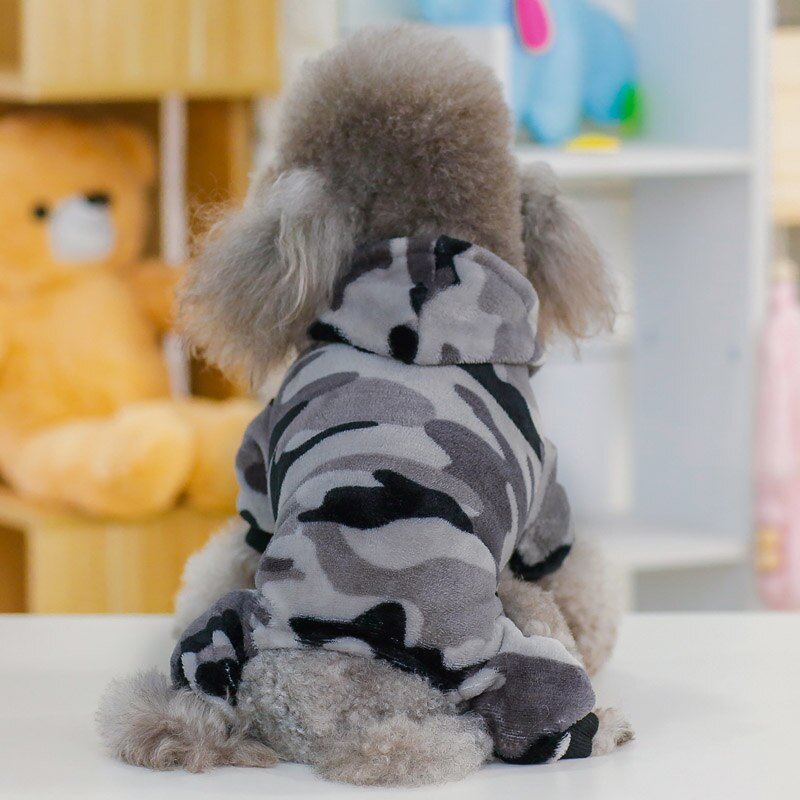 Hond Kleding Voor Huisdieren Honden Kleding voor Pet Kostuum voor Honden Camouflage Jas voor Huisdier Katten Outfits Kostuum Kleding voor Katten: Gray / M