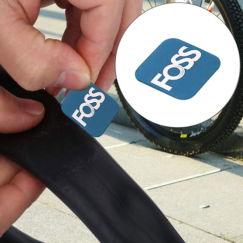 6 st däcklappar lim cykelplåster däckreparation innerslang mtb cykel punktering dedikerad snabbfix bärbar cykel reparationsverktyg