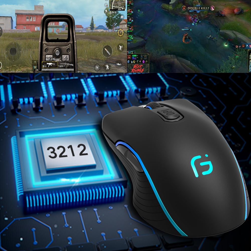 2.4G Wireless Gaming Mouse Ergonomic Durable Charging Cursor Mause Gamer for Laptop Desktop PC Computer Accessories