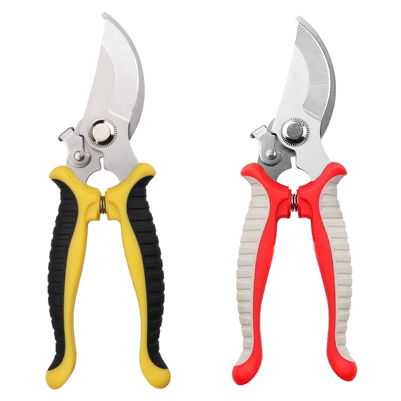 Pruning Shears Garden 7.5in Tree Trimmer Ergonomic Gardening Tool Non-slip and Labor Saving Manual Pruning Shears Tree Branch
