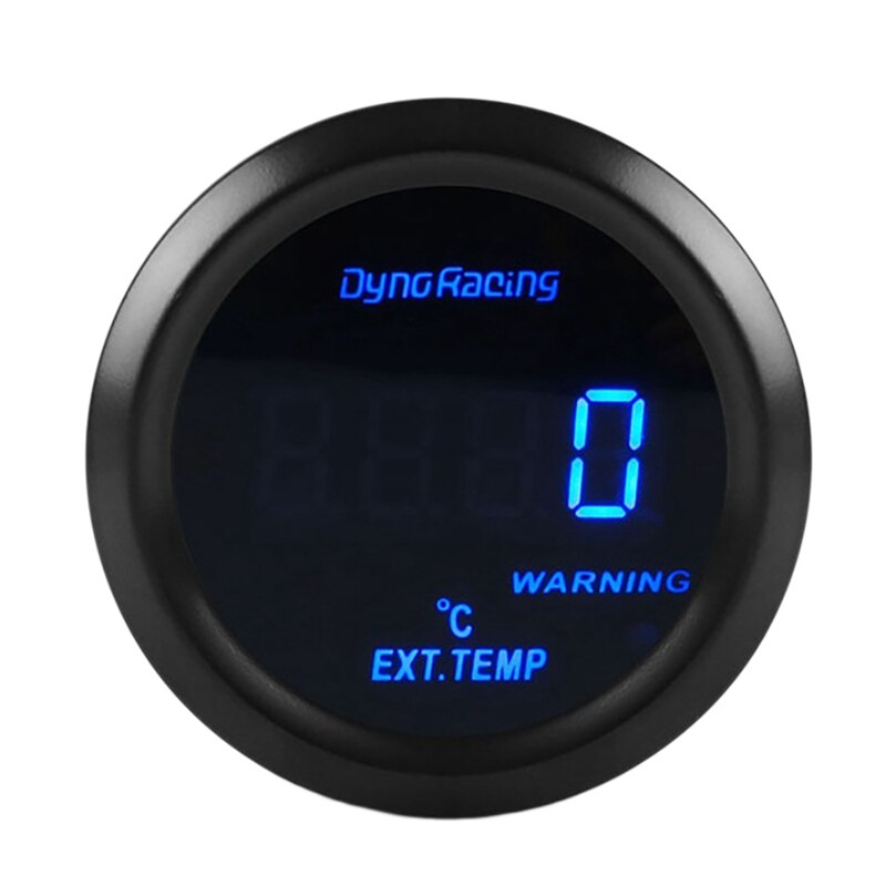 2 Inch 52mm Exhaust Gas Temp Gauge Digital Exhaust Temperature EGT EXT Gauge Blue Led Car Gauge Car Meter with Sensor: Default Title