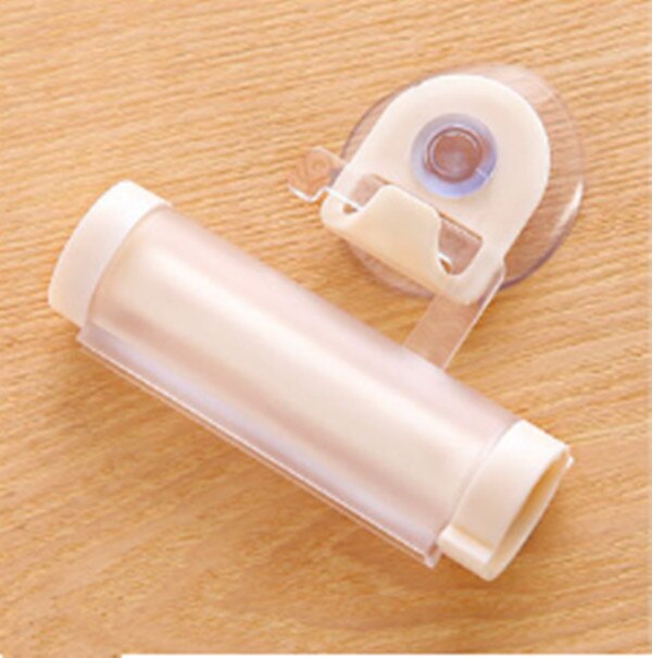 Automatic Toothpaste Dispenser Toothbrush Holder Wall Mounted Toothpaste Lazy Dispenser Bathroom Accessories Set: Yellow