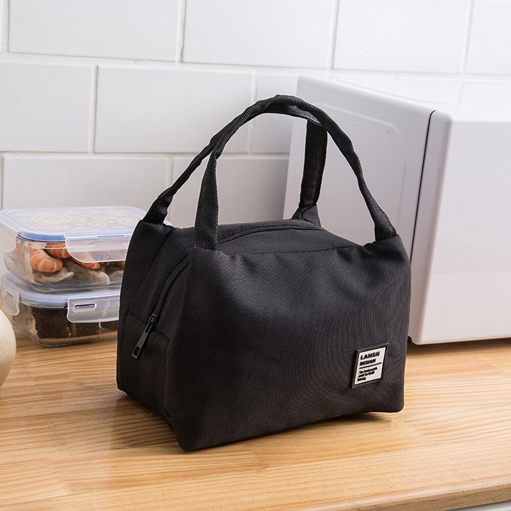 Draagbare Lunch Tas Thermische Geïsoleerde Lunch Box Tote Koeltas Bento Pouch Opbergzakken Torba Na Lunch Sac Een Lunch #3