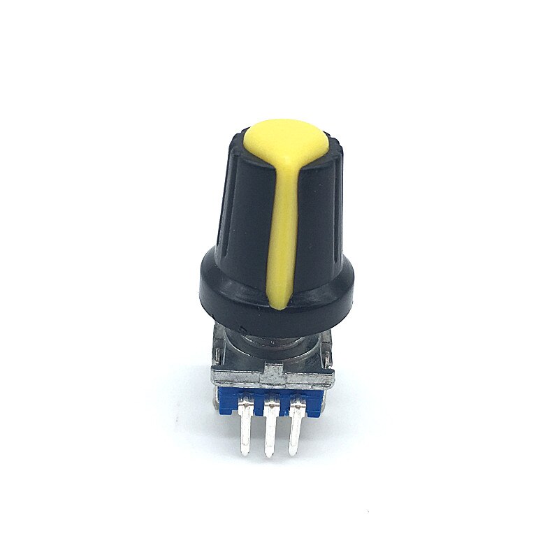 5sets Rotary encoder code schalter EC11 audio digital mit push button schalter 5Pin griff länge 15mm mit knopf