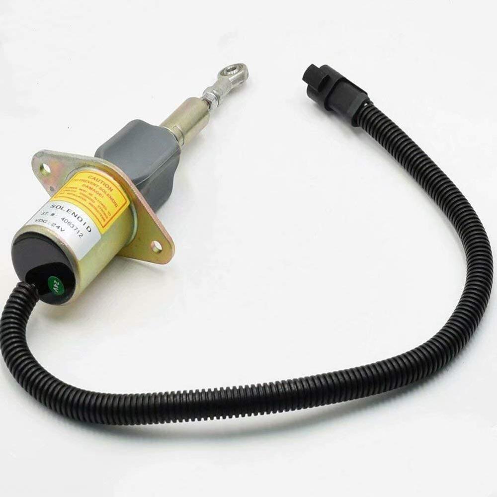 Diesel Engine Stop Solenoid 4063712 Engine 24V Fuel Shutdown Solenoidfor SA-5030-24