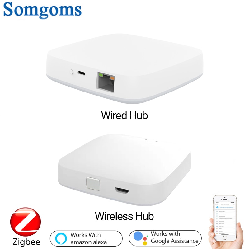 Tuya ZigBee Smart Gateway Hub Smart Home Brücke Smart Leben APP Wireless Remote Controller Arbeitet Mit Alexa Google Hause