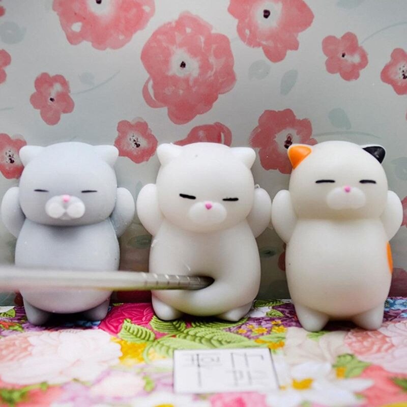 20 pçs mini brinquedo squeeze squishy mochi macio liberação brinquedos de estresse kawaii animal brinquedos de descompressão squishy selo coelho polvo # n20