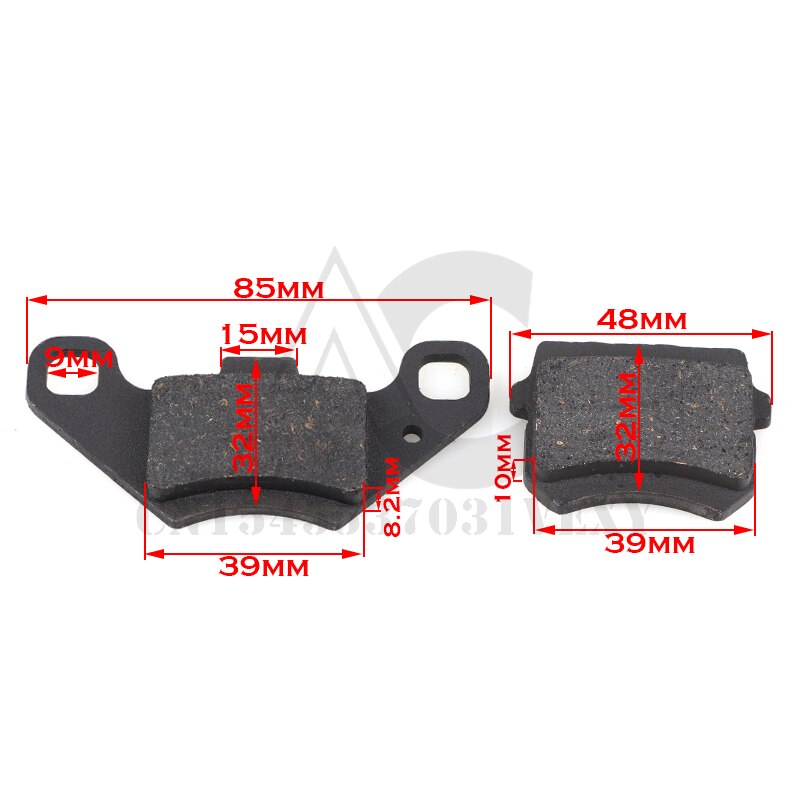 Pastillas de freno delantero y trasero para motocicleta, para MH KN2 50 MH10 Eco Urban Enduro Pro 50 SM RYZ 50 Duna Pro 125 4T 125LC, carretera dura