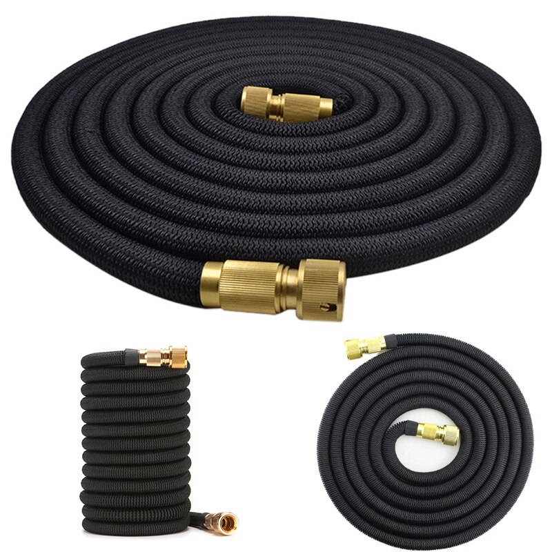 Extra Long High Elastic Retractable High Pressure Water Hose Car Wash Garden Watering Light Hose Cleaning Tool (5 - 15 M)