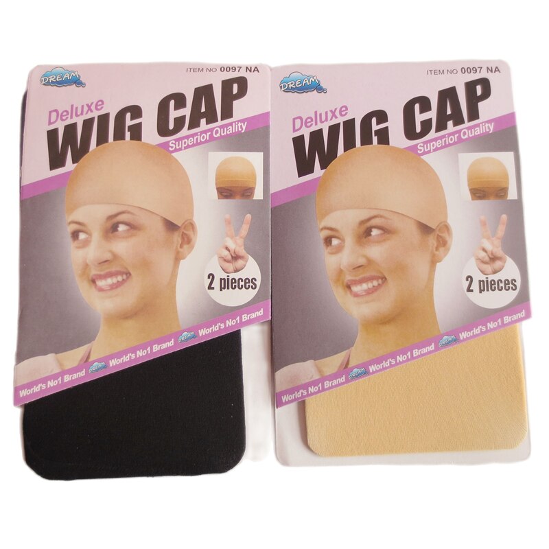 10 Stuks Bruin Pruik Cap Haarnetje Haar Mesh Pruik Weven Cap Rekbare Elastische Haarnet 5 Kleur 2 Stuks/pak
