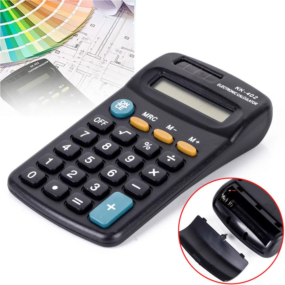 Mini kannettava tasku 8 numeroa elektroninen opintolaskin opiskelija koulutarvike