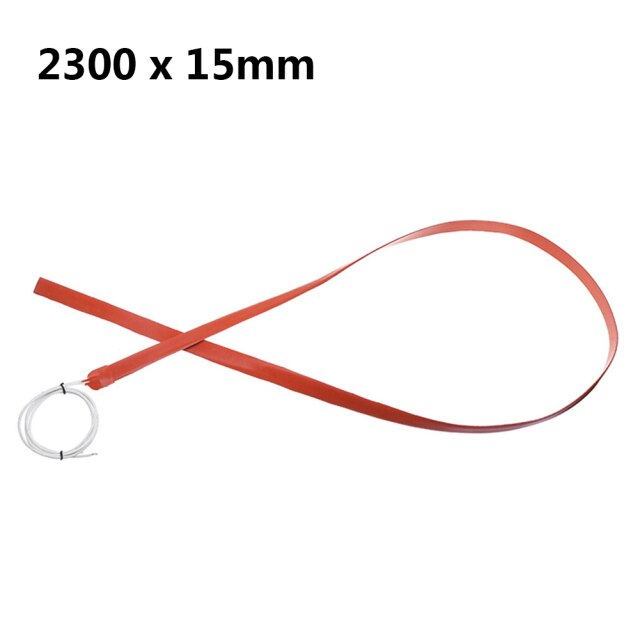 150W 12V grzałka silikonowa podgrzewane podkładki robić odladzania wycieraczki szyby przedniej: 2300 15MM