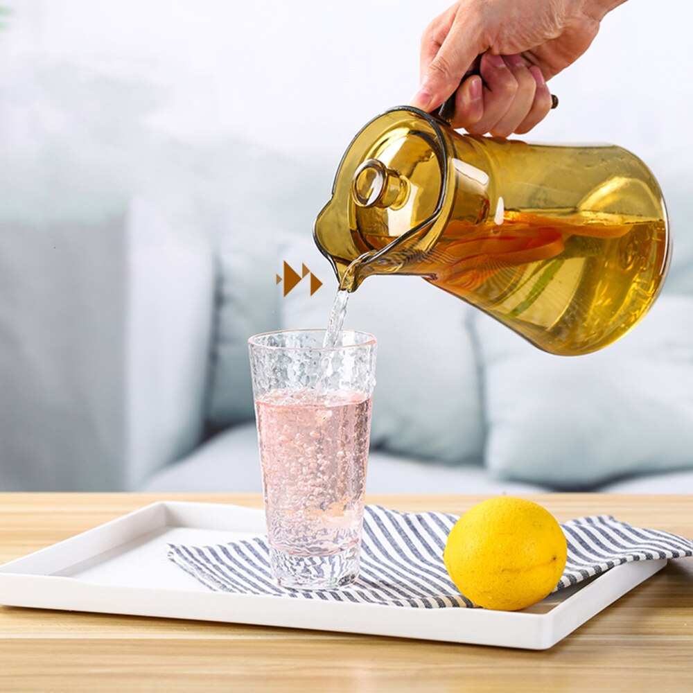 1Pc Water Pitcher Simple Drank Pot /Koud Water Jug Vruchtensap Pot Ketel Theepot Voor Picknick