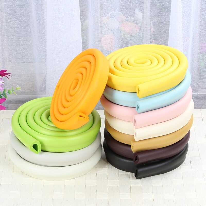 2m Baby Safety Corner Desk Guard Rubber Table Protection Kids U Shaped Soft Edge