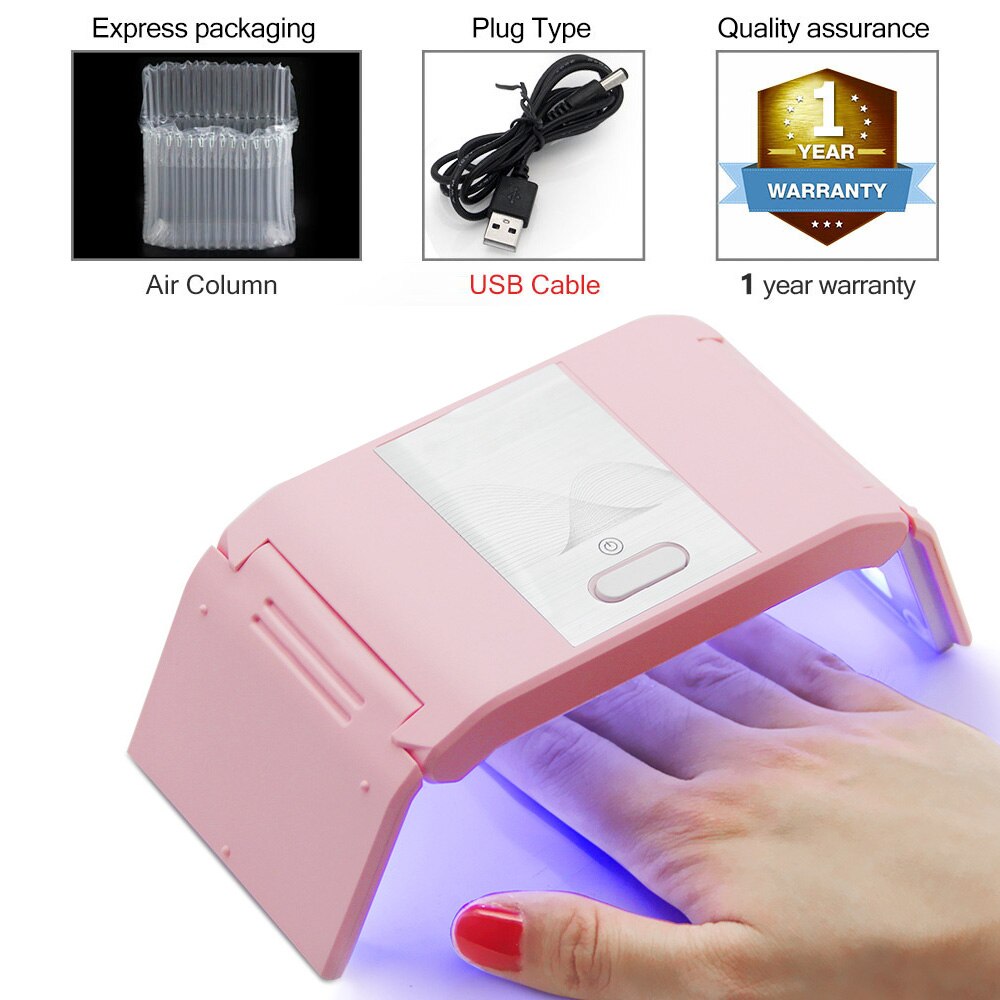 LKE 36W lámpara de secado de uñas UV LED para Gel barniz uñas Gel pulido 60S/99S/120S lámpara de sincronización secador de uñas para secado herramienta de Arte de uñas: USB3