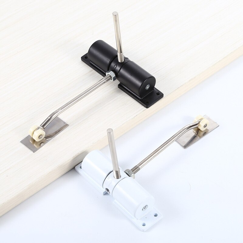 Spring Automatic Door Closer Adjustable Stainless Steel Door Latch Hinge Closing For Residential Commercial Use Household Tools