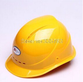 helmets hard hat Y class of Chinese standards safety helmets Breathable ABS Anti-smashing hard hats: Yellow