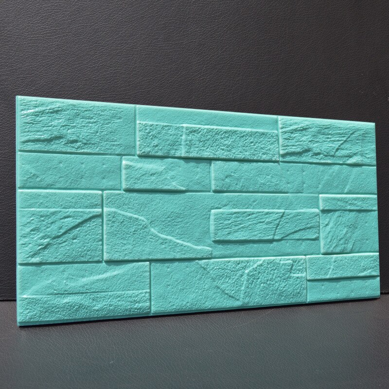 3D Wall Stickers Self-Adhesive Wallpaper Wall Decals Wallpaper Waterproof Sticker Papel De Parede Home Decor Papel De Parede 3D: Blue