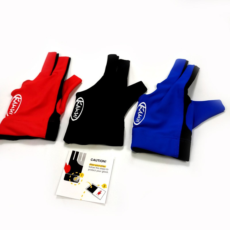 Kamui – gants de piscine, 1 pièce, 3 couleurs, , haute élasticité, accessoires de billard