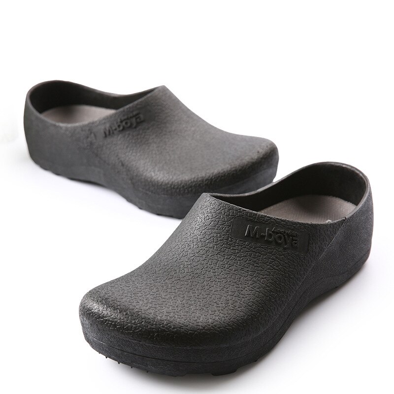 Zuecos antideslizantes de cocina para Hotel, zapatos de trabajo planos informales, resistentes, transpirables, talla grande: 38