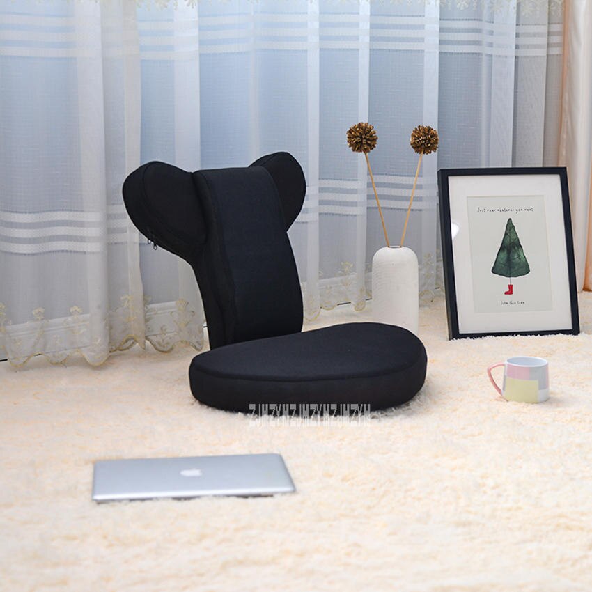 Petit canapé paresseux maille unique Chaise pliable 6-Gear ajustement chambre Chaise longue salon Tatami canapé balcon: B