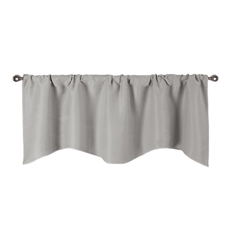 Rideaux occultants de couleur unie, stores romains élégants, rideau court café pour cuisine, rideau de fenêtre moderne pour armoire de cuisine K3NA