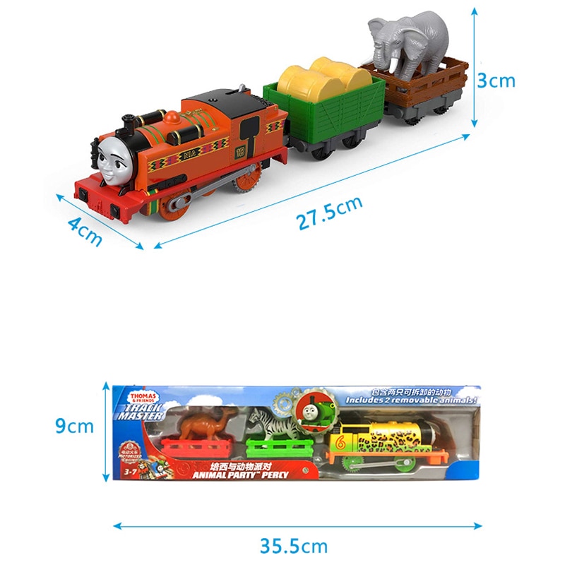 Originale Electronal Thomas e Gli Amici Pista Elettrica Maestro 1:43 Treni Motore Modello In Metallo Auto di Uso Della Batteria Materiale di Giocattoli Per Bambini